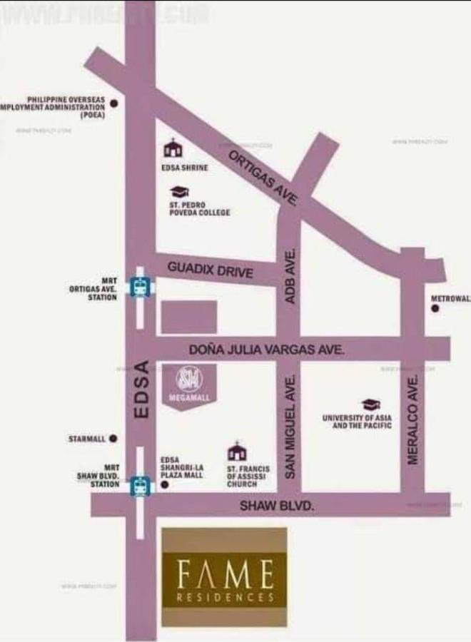Apartment Penthouse At Fame 41st Floor, Shangrila-megamall Manila